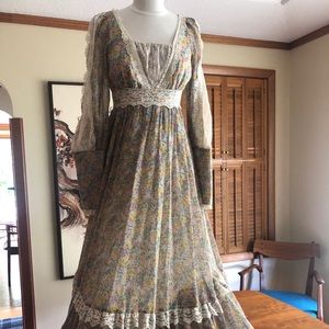 Vintage Gunne Sax Prairie Dress